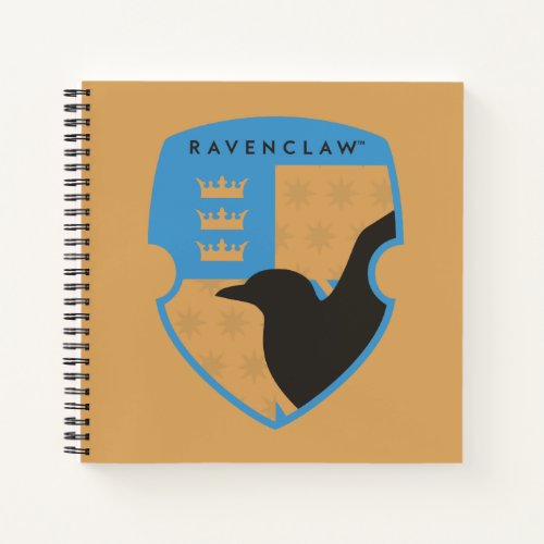 Checkered RAVENCLAW Crowned Crest Notebook