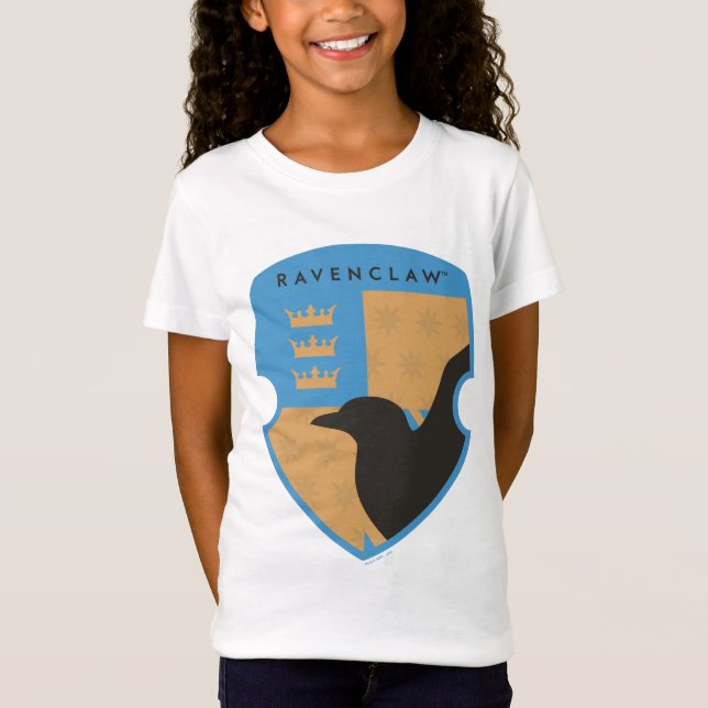 Checkered RAVENCLAW™ Crowned Crest T-Shirt (Front)