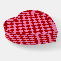 Checkered Red and Hot Pink 