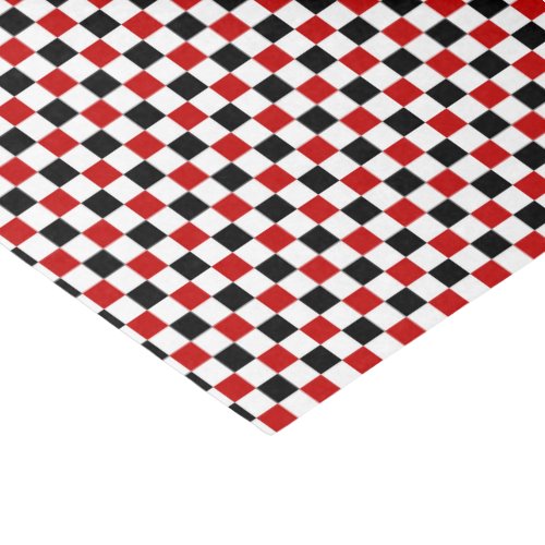 Checkered Red_White_Black_Tissue Paper