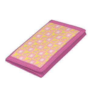 Checkered Roller Skates Quad Derby Skater Gift Tri-fold Wallet