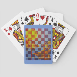 Checkered Sky Playing Cards
