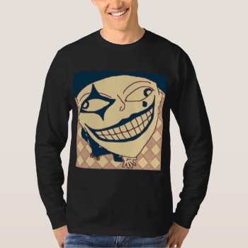 Checkered Smiling Mtj T-shirt by MTJ_Shop at Zazzle