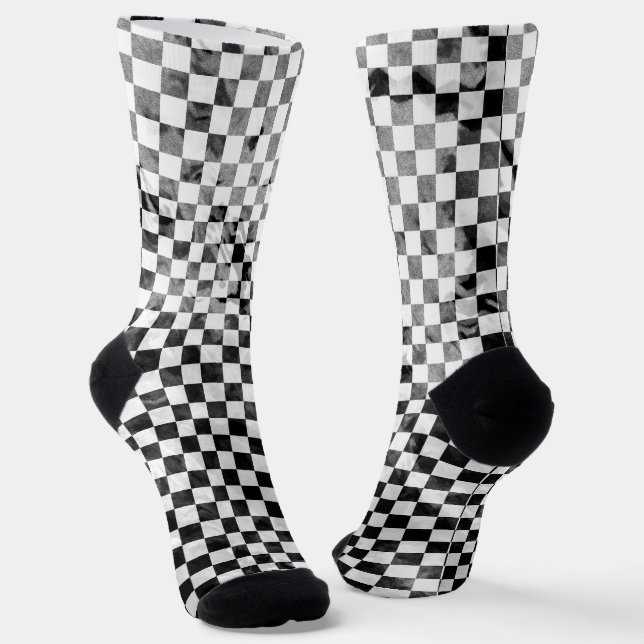 Checkered Socks (Angled)