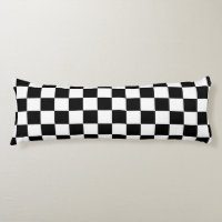 Checkered squares black and white geometric retro
