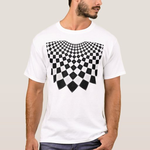 Checkered T-Shirt | Zazzle