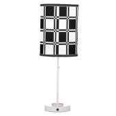 Checkered Table Lamp (Back)