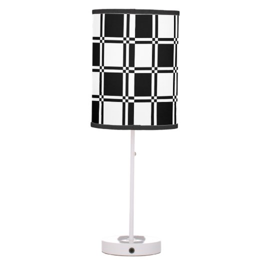 Checkered Table Lamp (Back)