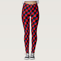 Checkered Taiwan Flag Pattern