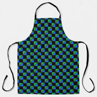 Checkered Tanzania Flag Pattern 