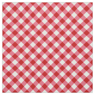 checkered tartan plaid classic red white texture. fabric
