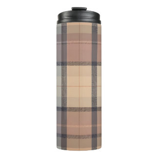Checkered Thermal Tumbler