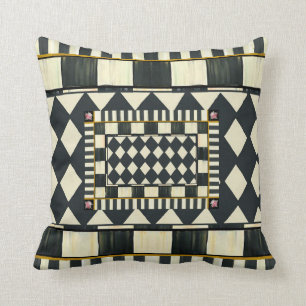 Checkered Throw Pillow
