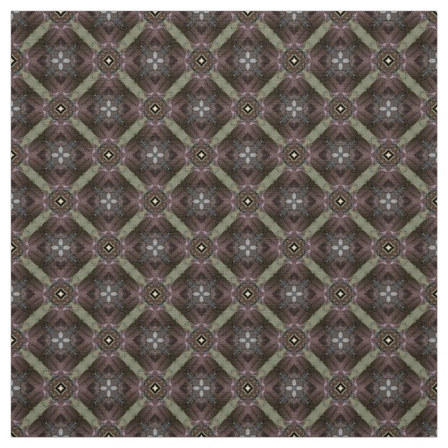 Checkered tile pattern Upholstery Fabric (Swatch)