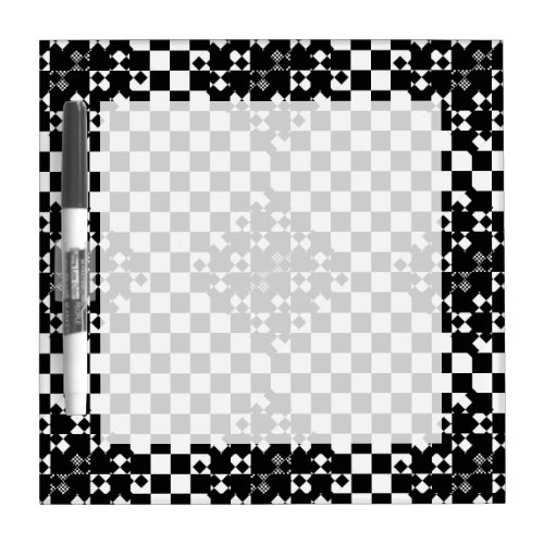 Checkered Twist by Kenneth Yoncich Dry_Erase Board