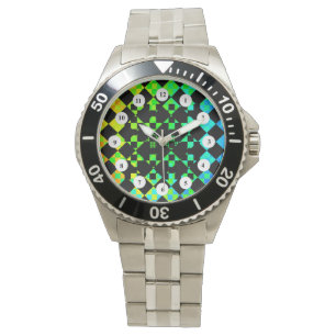 Checkered Twist (C Face) by Kenneth Yoncich Watch