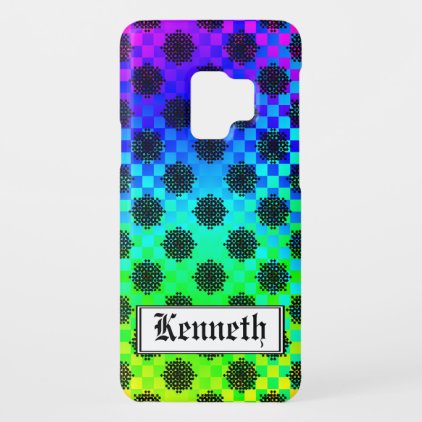 Checkered Wheels by Kenneth Yoncich Case-Mate Samsung Galaxy S9 Case