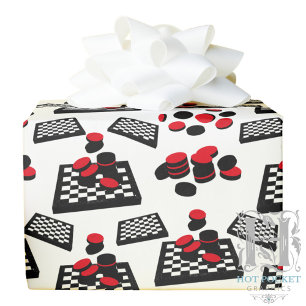 Checkers Gift Wrapping Paper