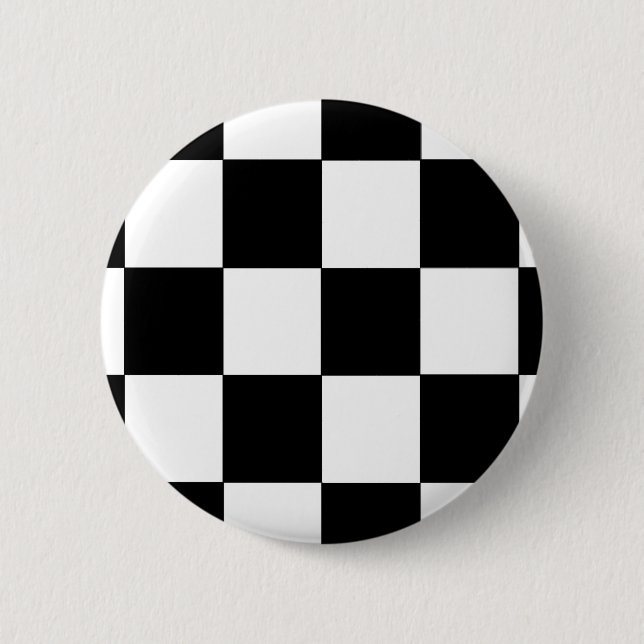 Checkers Pinback Button (Front)