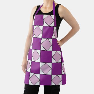 Checkers Purple Square Diamond Checkers