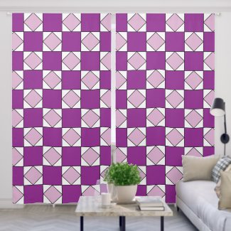 Checkers Purple Square Diamond Checkers
