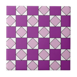 Checkers Purple Square Diamond Checkers