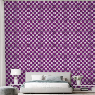 Checkers Purple Square Diamond Checkers