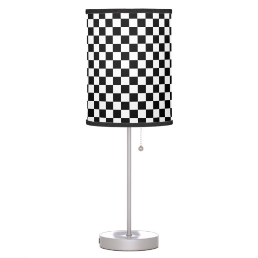 Checkers Table Lamp (Left)