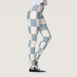 Checkers "Worn Blue" Leggings