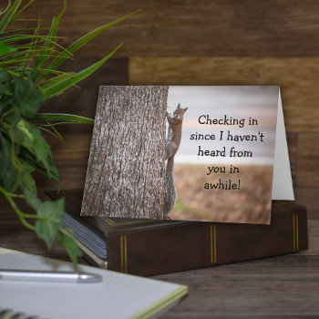 Checking In On You Card by vh_creativephoto at Zazzle