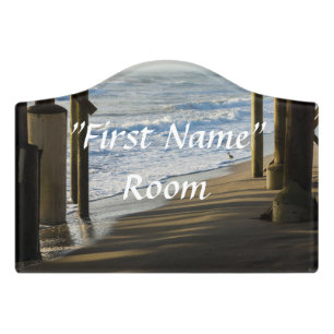 Checking The Shoreline Door Sign