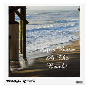Checking The Shoreline Wall Decal