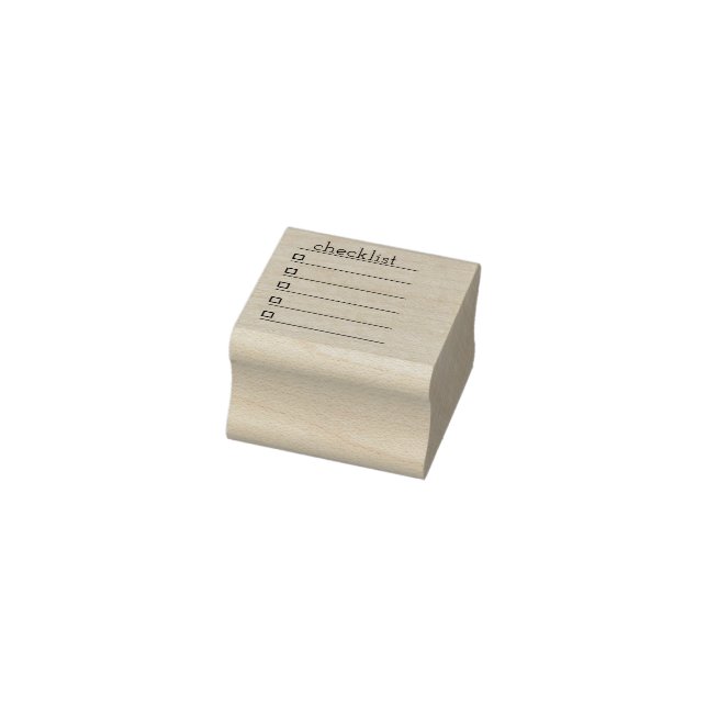 checklist stamp. rubber stamp (Stamp)