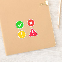 Checkmark stickers