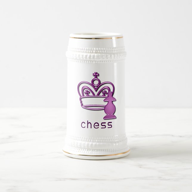 Checkmate Beer Stein (Center)