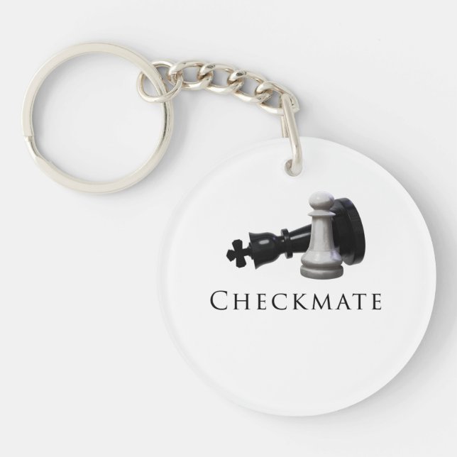 Checkmate Chess Keychain (Front)