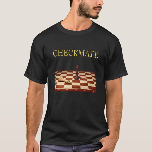 Checkmate Chess Player  T-Shirt (Front)
