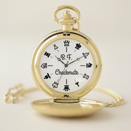 Checkmate Chess Pocket Watch