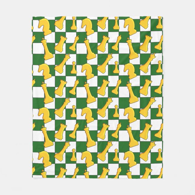 Checkmate Chic | CC-01 |  Fleece Blanket (Front)