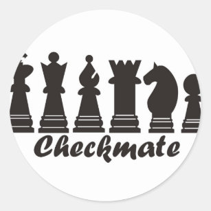 Checkmate Stickers | Zazzle