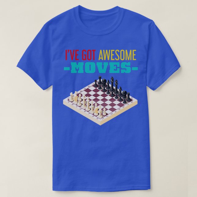 Checkmate Move Chess Player Gift Chess T-Shirt (Design Front)