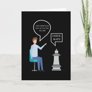 Checkmate Queen Card