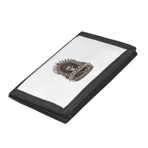 Checkmate Skull King Vintage Chess Trifold Wallet