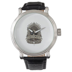 Checkmate Skull King Vintage Chess Watch