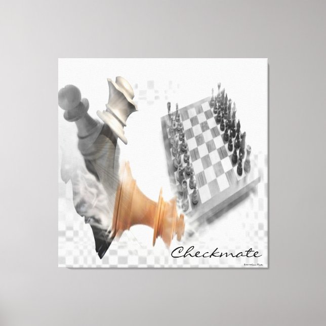 Checkmate Wrapped Canvas Print (Front)