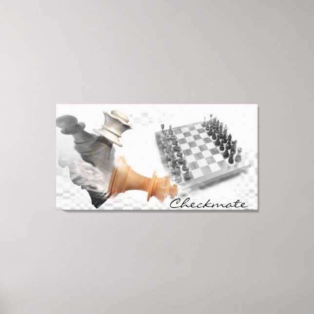 Checkmate Wrapped Canvas Print (Front)
