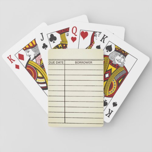 Checkout card library playing cards