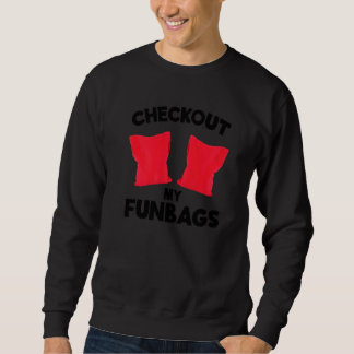 Checkout My Fun bags Cornhole Team Bean Bag  Cornh Sweatshirt