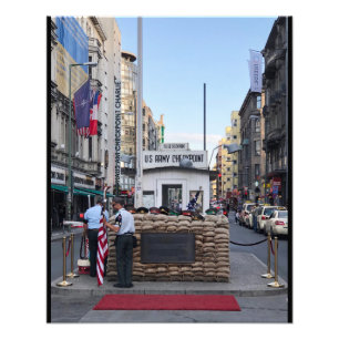 Checkpoint Charlie Berlin Color Version Photo Print