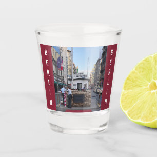 Checkpoint Charlie Berlin Color Version Shot Glass